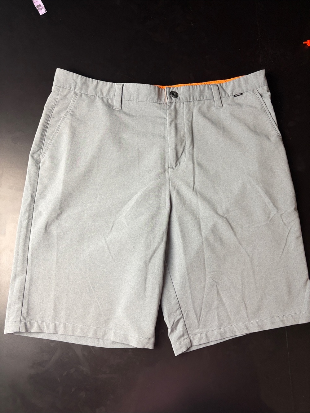 Hurley Nike Dri-fit Men's Light Gray Casual Shorts